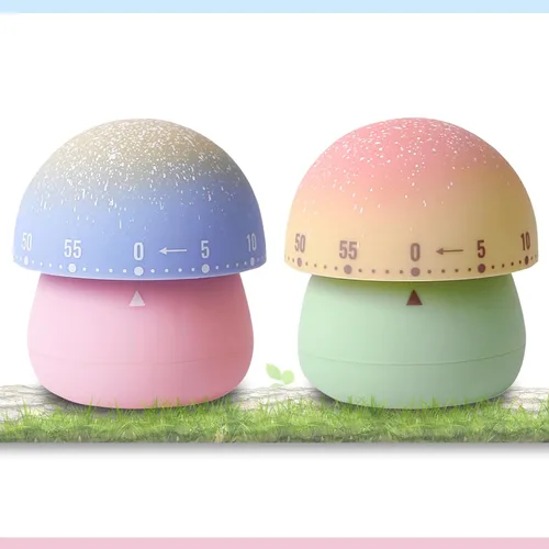 Vista 8 de ELE DEPI Paquete de 2 temporizadores de cocina, lindo temporizador de dinosaurio para niños, temporizador de huevos 100% mecánico para cocinar