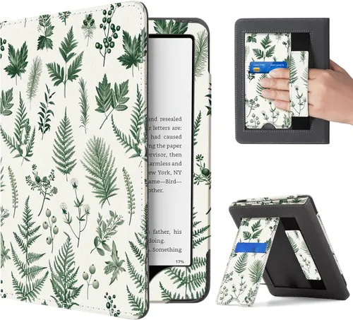 Vista 38 de CoBak - Funda con soporte para lector de libros electrónicos de 6.8 pulgadas - Funda con función de encendido y apagado automático, ranura