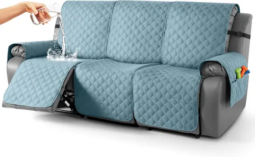 Vista 32 de TAOCOCO Fundas reclinables 100% impermeables, con correas para las piernas, funda de sofá reclinable reversible para silla reclinable, protector
