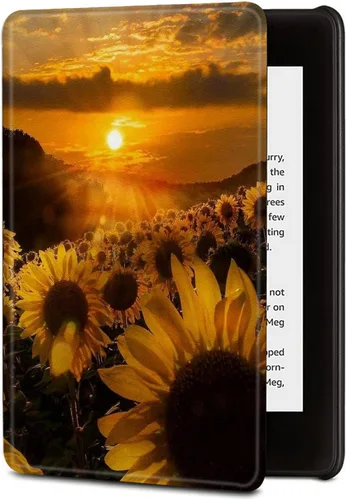Vista 23 de BVDIKMI Funda para Kindle de 6 pulgadas (versión 11ª generación 2022), funda delgada de piel sintética con encendido y apagado automático para Retro