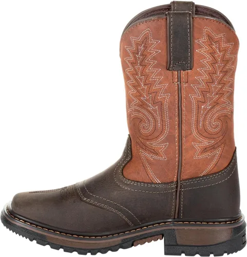 Vista 9 de ROCKY Bota Western Ride FLX para Niños café Realtree Camo