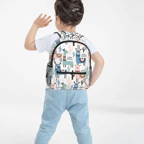Vista 7 de Mini mochila escolar de 12 pulgadas para niños y niñas, multicolor (Multicolor16), Mochilas Daypack