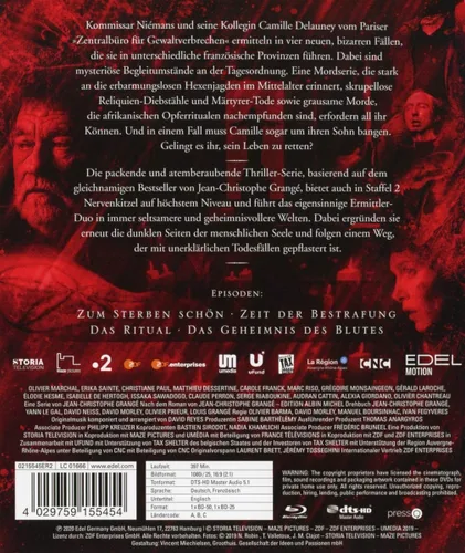 Vista 2 de The Crimson Rivers (Series 2) ( Les rivières pourpres ) Blu-Ray, Reg.ABC Import - Germany