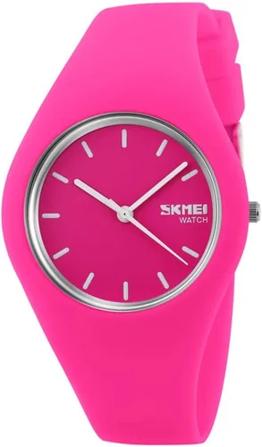 Vista 12 de Gosasa Casual estilo simple correa de silicona mujeres hombres deportes relojes 30M impermeable