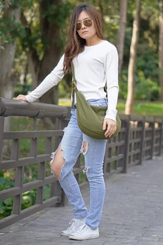 Vista 4 de Your Cozy Bolso cruzado para mujer, bolso hippie, bolso hobo para mujer, bolso bandolera hippie, bolso hippie