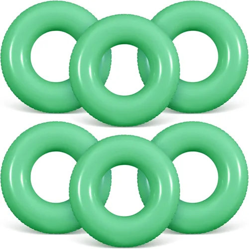 Vista 24 de JellyArch 6 piezas de flotadores inflables para piscina de 28 pulgadas, tubo de natación a granel para adultos, flotadores de piscina