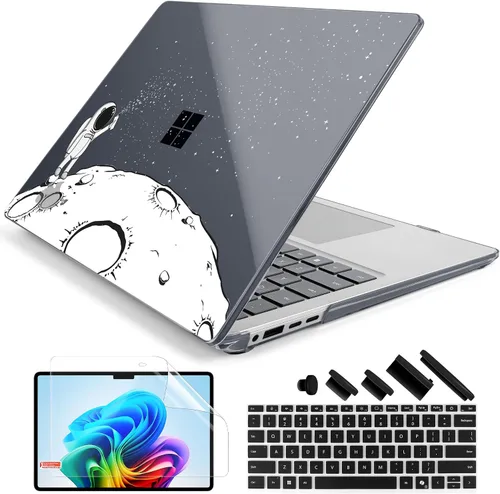 Vista 10 de Batianda Funda para portátil Microsoft Surface de 15 pulgadas para negocios 8ª edición 2026 y Surface Laptop 7 2024, carcasa protectora delgada