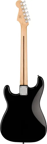 Vista 3 de Fender Squier Sonic Stratocaster HT H - Paquete Negro con Afinador, Correa, Púas y DVD de Guitarra Austin Bazaar Negro HT H