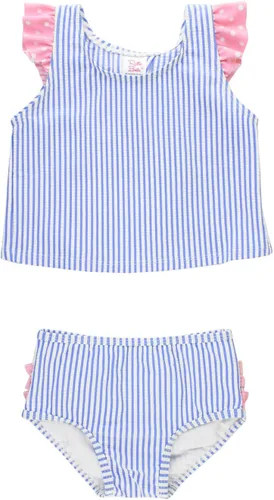 Vista 7 de RuffleButts Traje de baño tankini corto de 2 piezas sin mangas con protección solar UPF50+