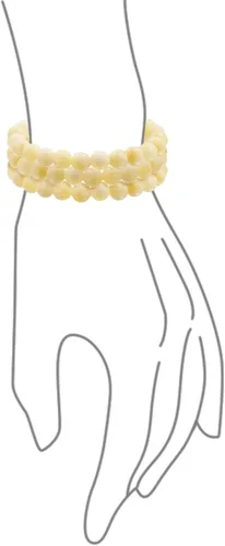 Vista 55 de Bling Jewelry Juego de 3 pulseras elásticas unisex apilables con cuentas redondas de 0.315 pulgadas para mujeres, adolescentes y hombres, multihebra