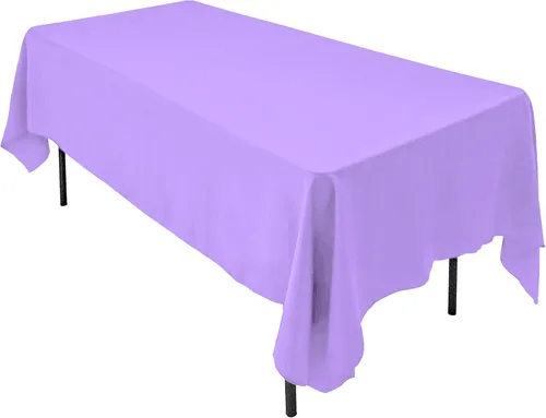 Vista 20 de AK TRADING CO. Mantel rectangular de poliéster de 60 x 102 pulgadas, fabricado en Estados Unidos, resistente a las arrugas, ignífugo, duradero