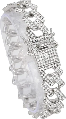 Vista 42 de Charles Raymond Bling-ed Out Ultimate Hip Hop Royalty Reloj para hombre con número romano de fácil lectura o indicadores de tiempo de diamantes