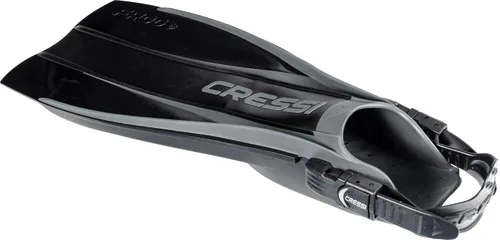 Vista 4 de Cressi Aletas de buceo de tacón abierto fuertes y resistentes Frog: Made in Italy desde 1946