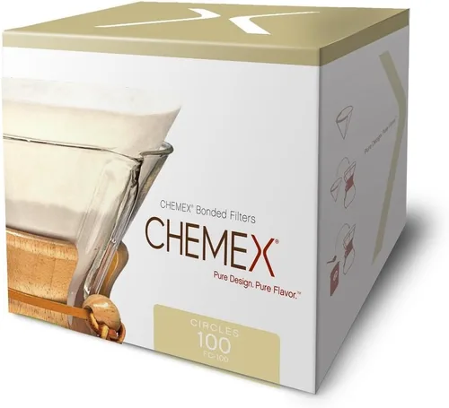 Vista 2 de Chemex Filtro Enlazado - Círculo - 100 unidades - Empaque Exclusivo