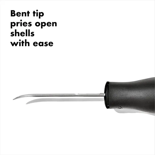 Vista 3 de OXO Good Grips Cuchillo para ostras de acero inoxidable con mango antideslizante