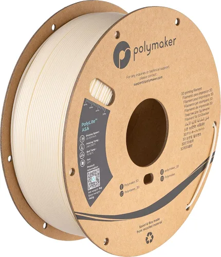 Vista 15 de Polymaker Filamento ASA de 0.07 in, negro, 2.2 lbs, resistente a los rayos 4.370 – 0.07 in negro (código hexagonal: #17161a)