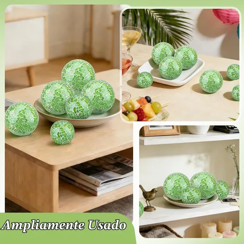 Vista 7 de Bolas decorativas para cuencos, 3 unidades, 2.6 pulgadas, bolas