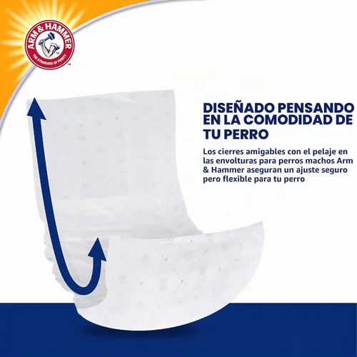 Vista 5 de Arm & Hammer Bandas para el vientre para perros machos pequeños, 12