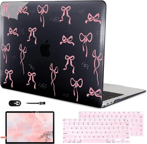 Vista 15 de Funda para MacBook Air de 13 pulgadas 2021 2020 2019 2018 para Mac A2337 M1 A2179 A1932 Funda con Touch ID, funda rígida de plástico