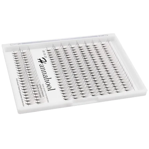 Vista 5 de Extensiones de pestañas postizas individuales de tallo largo 10D de 10 a 0.630 in para elegir, pestañas postizas individuales de volumen