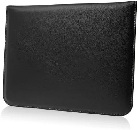 Vista 3 de BoxWave Funda compatible con Kindle Fire HDX 8.9 (3ª generación 2013) - Funda de piel ejecutiva, funda de piel delgada con forro suave, color negro