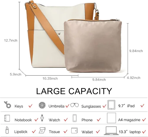 Vista 2 de BOSTANTEN Billeteras de cuero para mujer, paquete RFID, bolsos de cuero para mujer, Cartera RFID