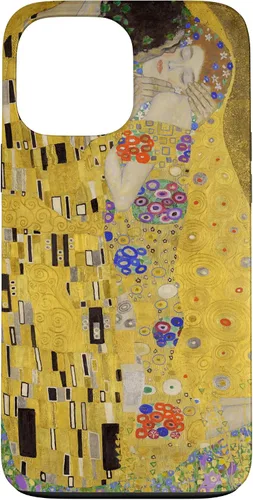 Vista 24 de Gustav Klimt's The Kiss Famous Painting Case for iPhone 17
