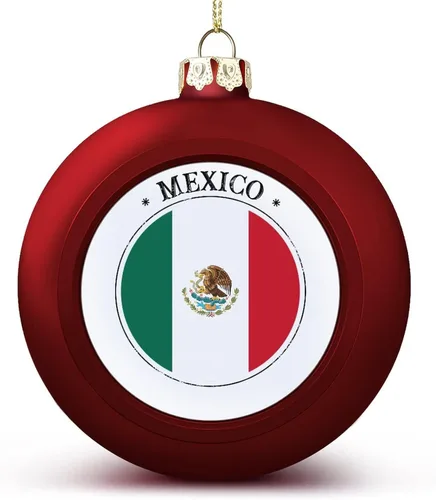 Vista 13 de Adorno de bola de Navidad de Marruecos, bandera de Marruecos, bandera de las naciones, adornos colgantes, recuerdo, regalo para árbol de Navidad