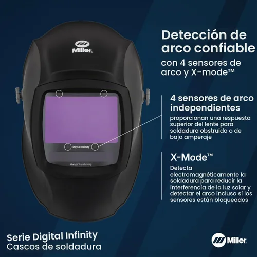 Vista 7 de Miller Digital Infinity™ Welding Helmet, ClearLight™