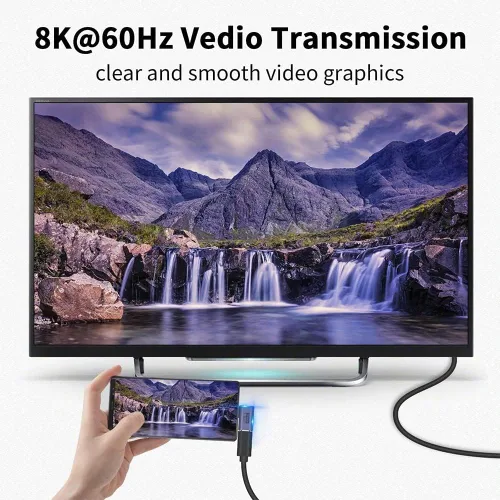 Vista 6 de Adaptador de ángulo USB C de 40 Gbps 2 unidades USB C tipo C de 90 grados en ángulo USB-C macho a hembra adaptador de 8 K a 60 Hz USB en ángulo