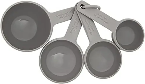 Vista 8 de KitchenAid Tazas medidoras, juego de 4, Aqua Sky (paquete de 12)