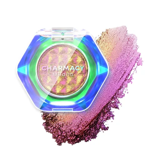 Vista 16 de CHARMACY Star Bomb - Sombra de ojos multicolor con purpurina, paleta de sombras de ojos que cambian de color, sombras de ojos en crema altamente