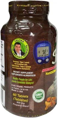 Vista 5 de Naturales Insulinat Ayuda a apoyar Los síntomas generales 1 Botella (60 Tabletas)