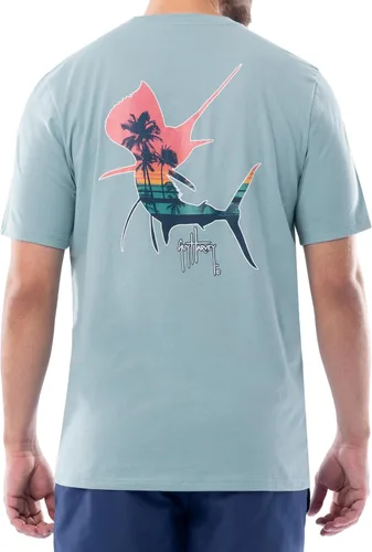 Vista 53 de Guy Harvey Camiseta de manga corta Threadcycled para hombre
