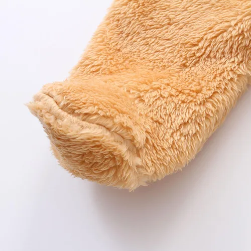 Vista 28 de Traje de nieve para bebé recién nacido, con forro polar, cálido con capucha para bebé