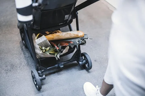 Vista 14 de Thule Cochecito de bebé Shine, características de cochecito de tamaño completo, diseño compacto y ligero, asiento reversible, cesta de Mezcla