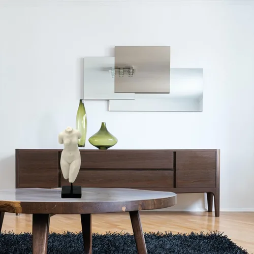 Vista 7 de Galt International Estatua de cuerpo de mármol de polietileno de 13.5 pulgadas con pedestal negro para decoración del hogar, escultura de dios