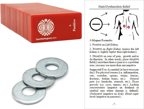 Vista 12 de SaveMeMagnets - Kit de bienestar de biomagnetismo 3 imanes de grado terapéutico y guía ilustrada Imán de bricolaje para el cuidado personal