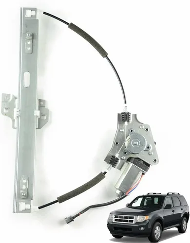 Vista 21 de SHOWSEN 741-444 Regulador de ventana trasera del lado del conductor con motor, compatible con Avalanche GMC Yukon XL 07-13, Cadillac Escalade ESV