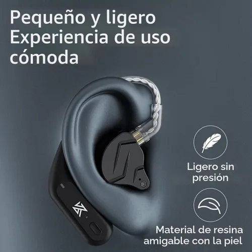 Vista 6 de Auriculares Bluetooth KZ ZSN PRO X, auriculares con monitor de oído