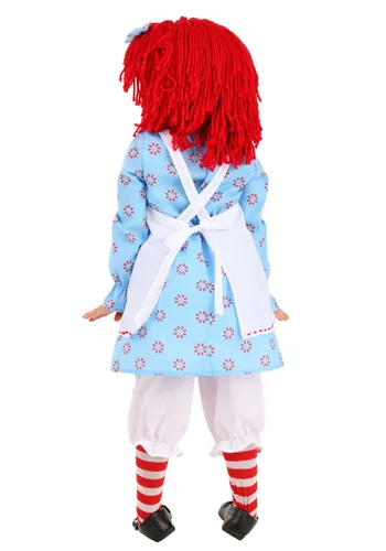 Vista 2 de Disfraz Exclusivo de Raggedy Ann para Niñas Pequeñas Multicolor