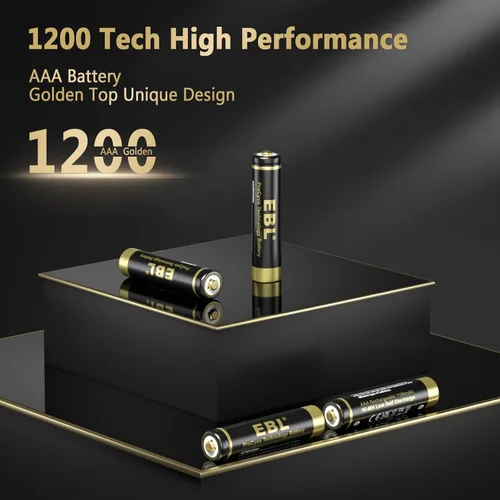 Vista 8 de EBL NIMH Baterías AA recargables de 2500 mAh 8 paquetes con pilas AAA recargables 1100mAh 16 paquetes combo