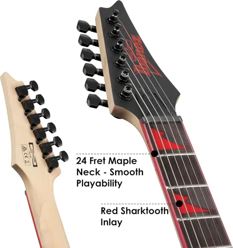 Vista 3 de Ibanez GRG131DX - Negro Mate