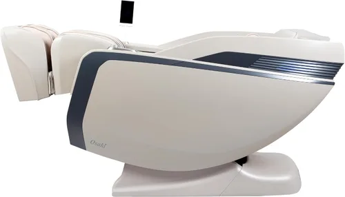 Vista 10 de Osaki Monarch - Silla de masaje de cuerpo completo Gravedad cero 3D SL-Track Tecnología de ahorro de espacio reclinable 9 programas Le Negro