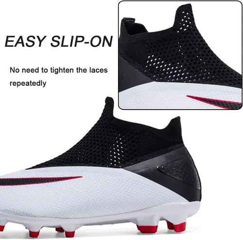Vista 3 de Tacos de fútbol ligeros para hombre para entrenamiento de fútbol zapatos de fútbol sala profesionales antideslizantes - Zapatos de fútbol sala