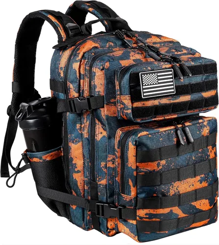 Vista 23 de LHI Mochila Militar Táctica para Hombres y Mujeres 25L/35L Mochila de Asalto del Ejército Bolsa Mochila Pequeña con Portabotellas
