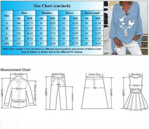 Vista 2 de Shirts for Women Pullover Oversized High Low Hem V Neck Long Sleeve Blouse Loose Fit Tunic Top Baggy Print Casual