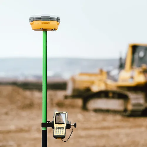 Vista 6 de AdirPro 6.6 ft GPS Rover Rod de dos piezas (verde)
