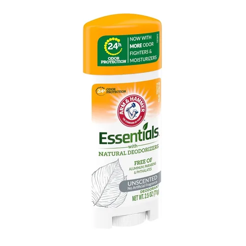 Vista 6 de Desodorante Natural esencial Arm & Hammer, sin perfume, 2.5 onzas, paquete de de 1