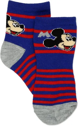 Vista 3 de Disney Boys Toddler Mickey Mouse Crew Style Socks